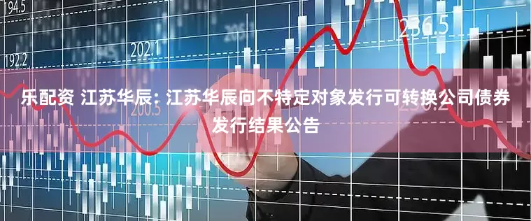 乐配资 江苏华辰: 江苏华辰向不特定对象发行可转换公司债券发行结果公告